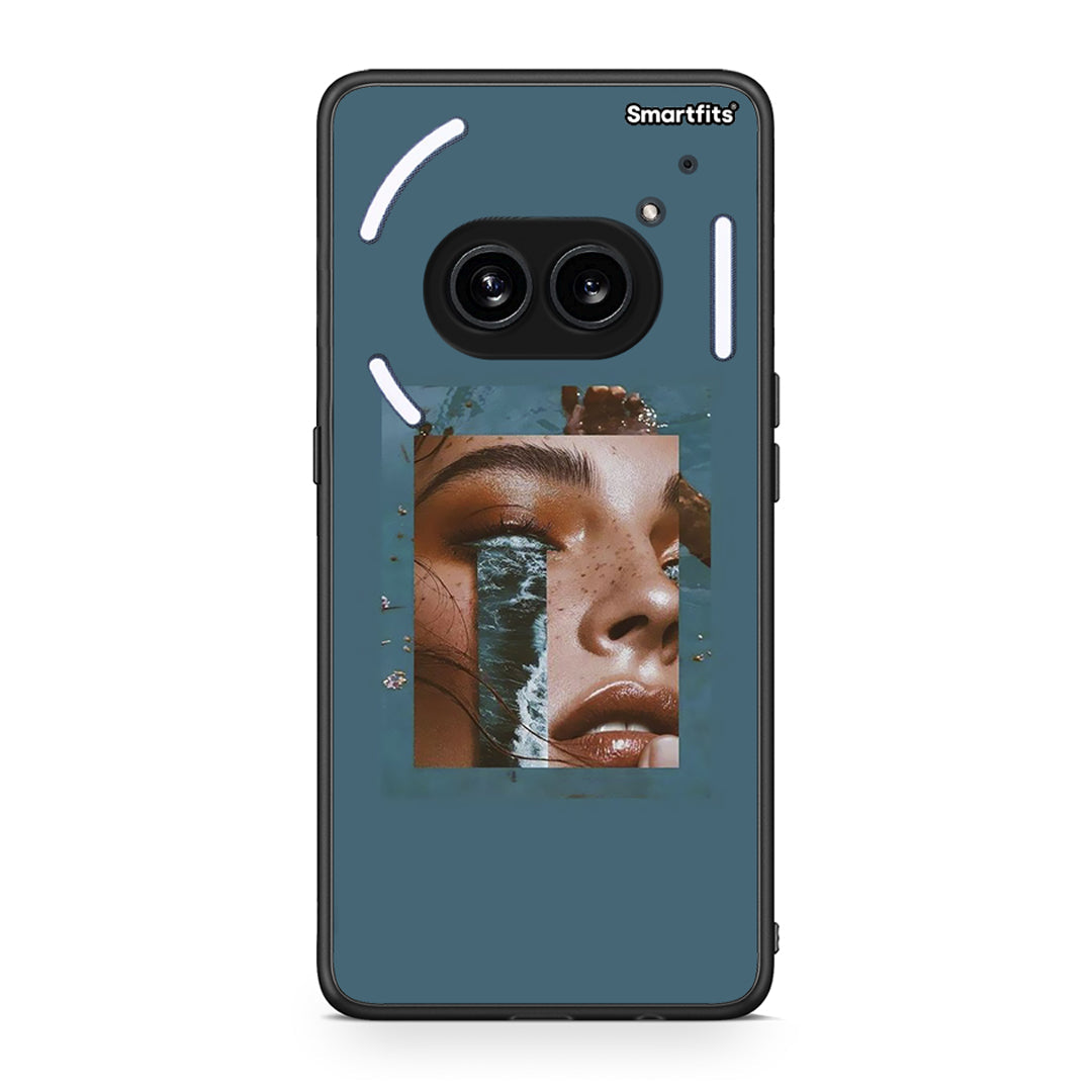 Nothing Phone 2a Cry An Ocean θήκη από τη Smartfits με σχέδιο στο πίσω μέρος και μαύρο περίβλημα | Smartphone case with colorful back and black bezels by Smartfits