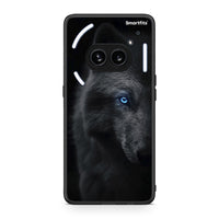 Thumbnail for Nothing Phone 2a Dark Wolf θήκη από τη Smartfits με σχέδιο στο πίσω μέρος και μαύρο περίβλημα | Smartphone case with colorful back and black bezels by Smartfits