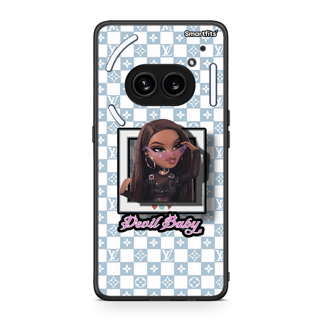 Nothing Phone 2a Devil Baby Θήκη Αγίου Βαλεντίνου από τη Smartfits με σχέδιο στο πίσω μέρος και μαύρο περίβλημα | Smartphone case with colorful back and black bezels by Smartfits