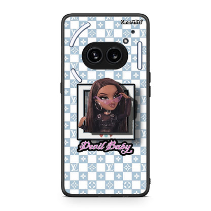 Nothing Phone 2a Devil Baby Θήκη Αγίου Βαλεντίνου από τη Smartfits με σχέδιο στο πίσω μέρος και μαύρο περίβλημα | Smartphone case with colorful back and black bezels by Smartfits