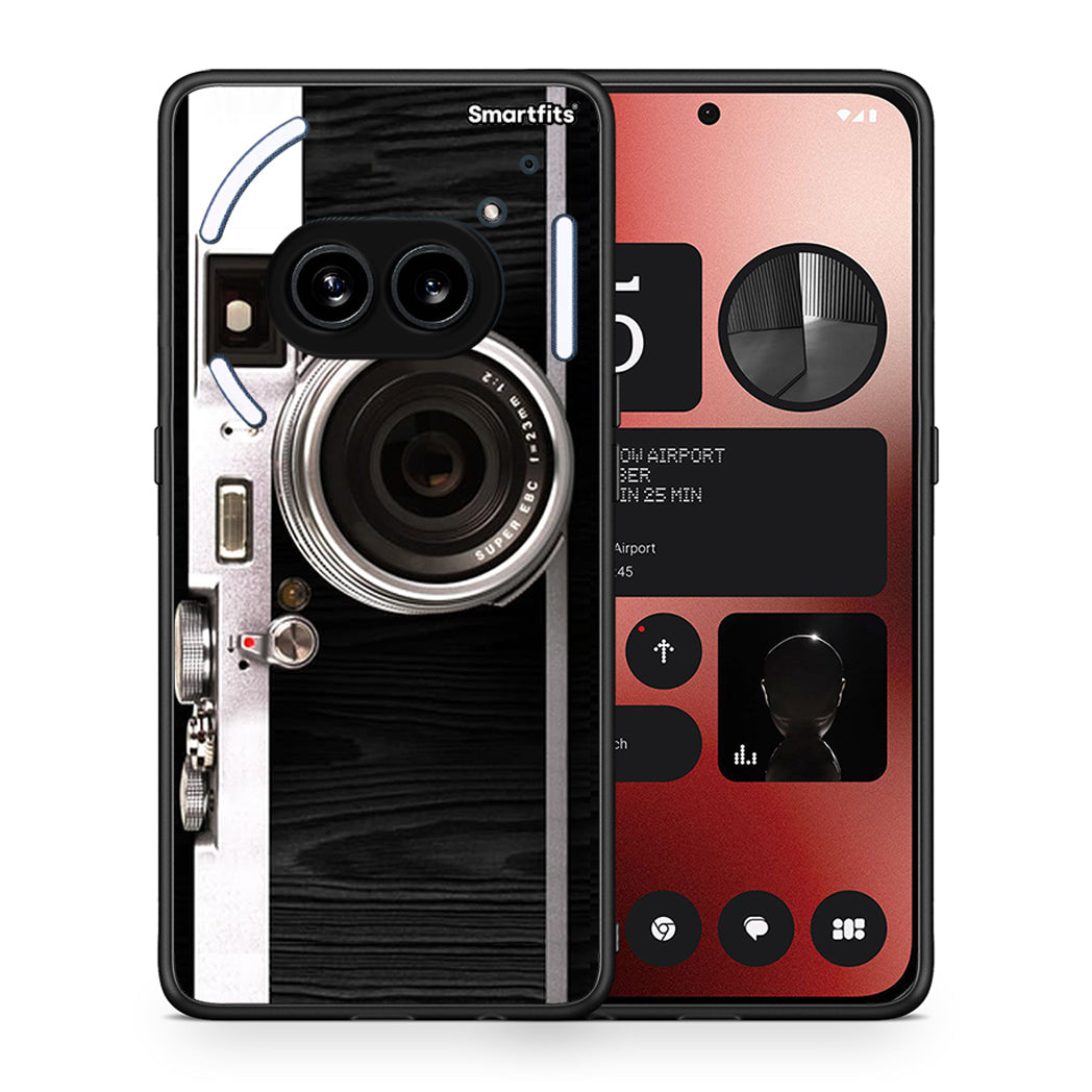 Θήκη Nothing Phone 2a Emily In Paris από τη Smartfits με σχέδιο στο πίσω μέρος και μαύρο περίβλημα | Nothing Phone 2a Emily In Paris case with colorful back and black bezels