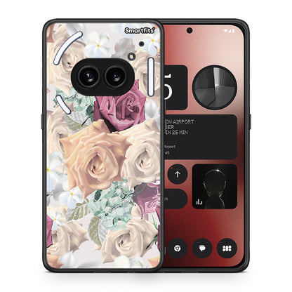 Θήκη Nothing Phone 2a Bouquet Floral από τη Smartfits με σχέδιο στο πίσω μέρος και μαύρο περίβλημα | Nothing Phone 2a Bouquet Floral case with colorful back and black bezels