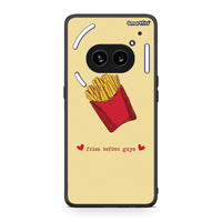 Thumbnail for Nothing Phone 2a Fries Before Guys Θήκη Αγίου Βαλεντίνου από τη Smartfits με σχέδιο στο πίσω μέρος και μαύρο περίβλημα | Smartphone case with colorful back and black bezels by Smartfits