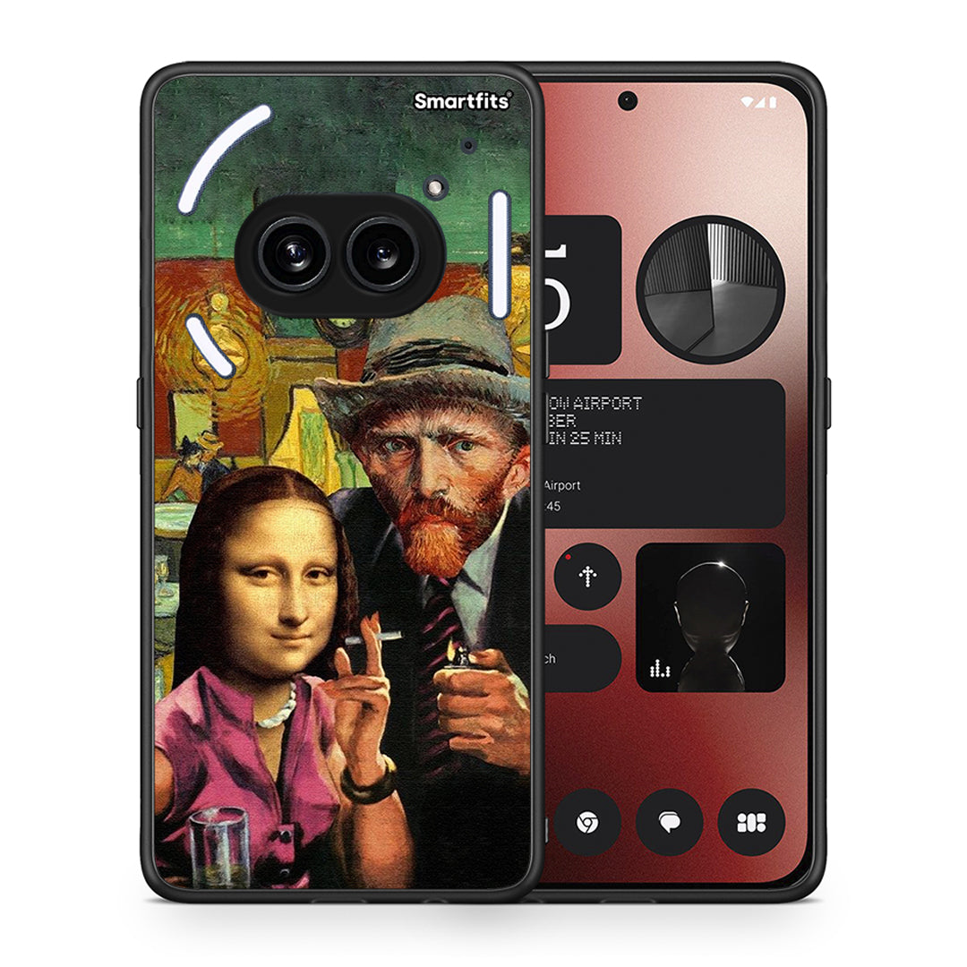 Θήκη Nothing Phone 2a Funny Art από τη Smartfits με σχέδιο στο πίσω μέρος και μαύρο περίβλημα | Nothing Phone 2a Funny Art case with colorful back and black bezels