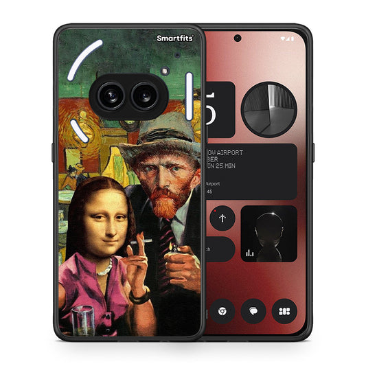 Θήκη Nothing Phone 2a Funny Art από τη Smartfits με σχέδιο στο πίσω μέρος και μαύρο περίβλημα | Nothing Phone 2a Funny Art case with colorful back and black bezels
