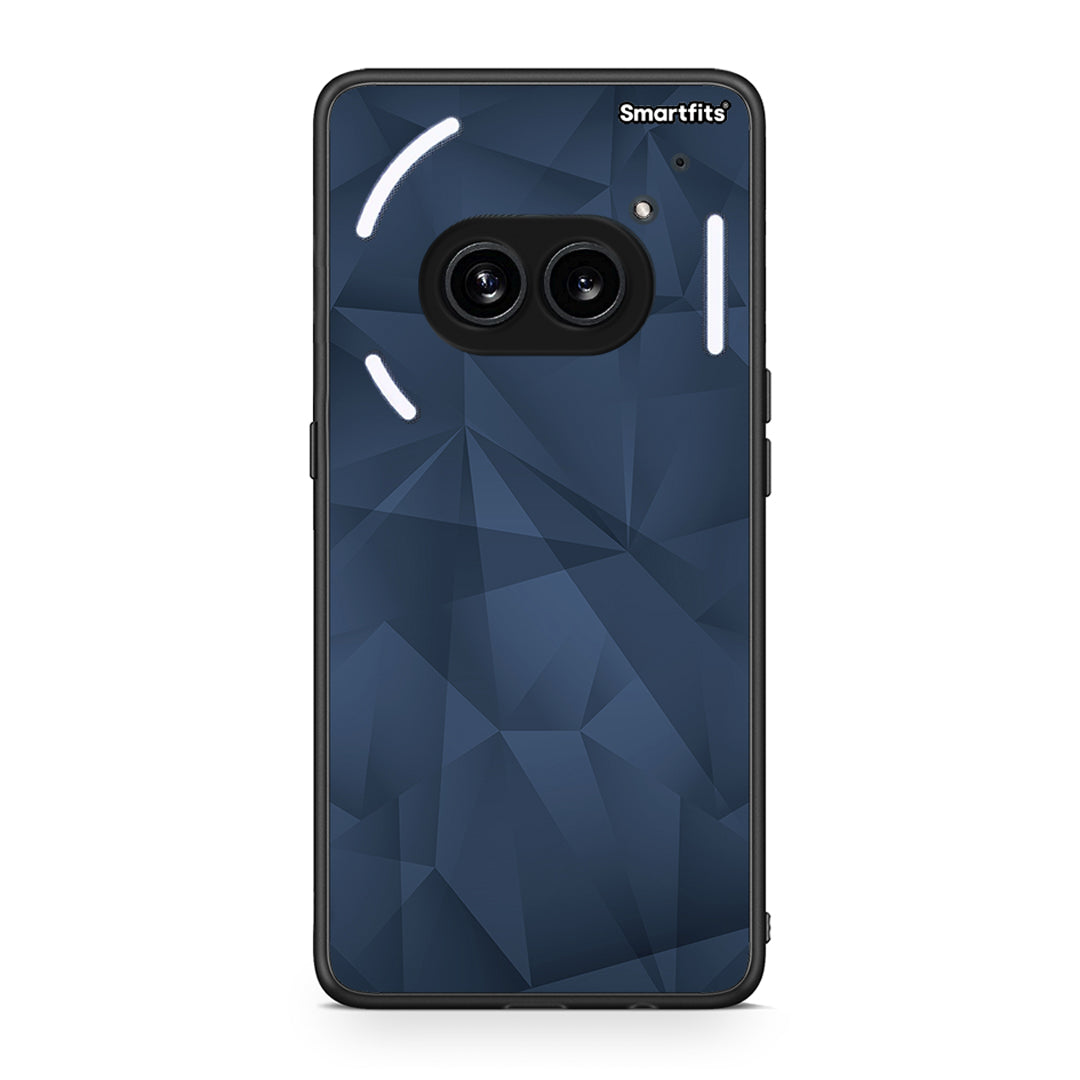 39 - Nothing Phone 2a Blue Abstract Geometric case, cover, bumper