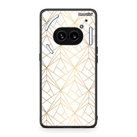 Thumbnail for 111 - Nothing Phone 2a Luxury White Geometric case, cover, bumper