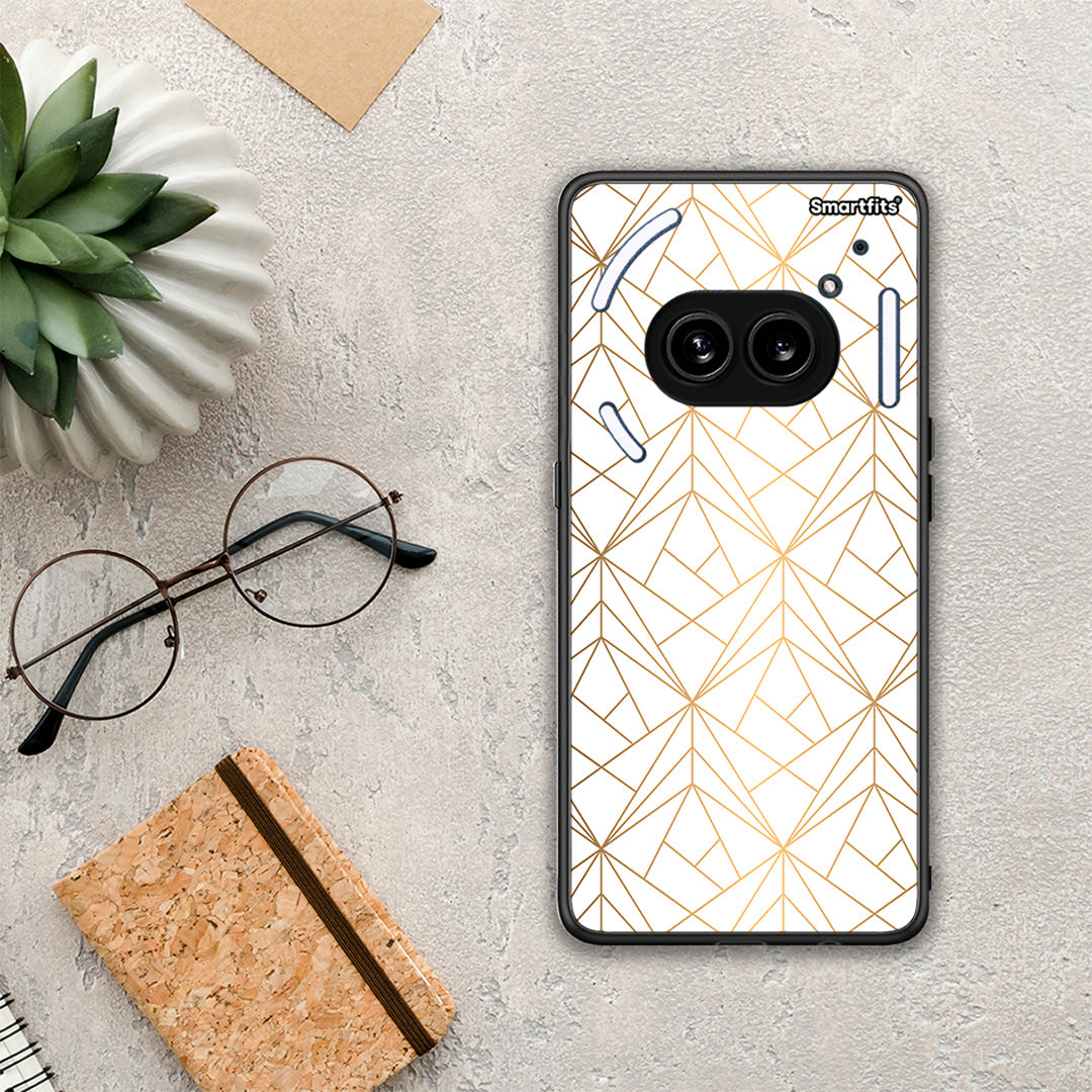 Geometric Luxury White - Nothing Phone 2a θήκη