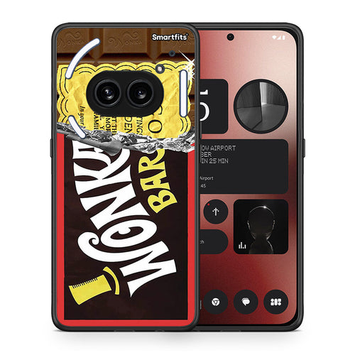 Θήκη Nothing Phone 2a Golden Ticket από τη Smartfits με σχέδιο στο πίσω μέρος και μαύρο περίβλημα | Nothing Phone 2a Golden Ticket case with colorful back and black bezels