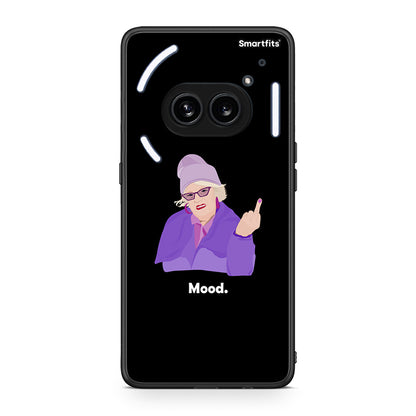 Nothing Phone 2a Grandma Mood Black θήκη από τη Smartfits με σχέδιο στο πίσω μέρος και μαύρο περίβλημα | Smartphone case with colorful back and black bezels by Smartfits