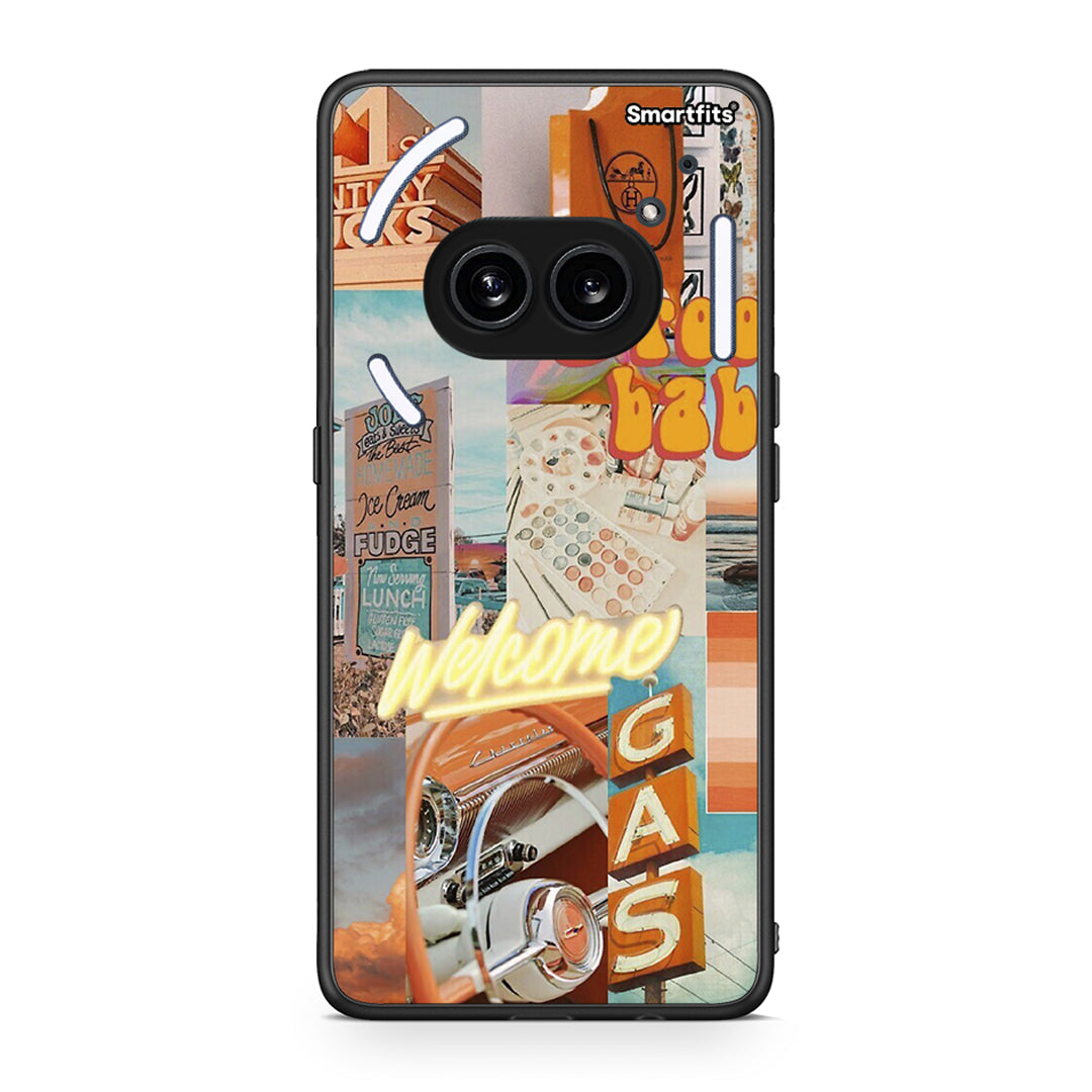 Nothing Phone 2a Groovy Babe Θήκη Αγίου Βαλεντίνου από τη Smartfits με σχέδιο στο πίσω μέρος και μαύρο περίβλημα | Smartphone case with colorful back and black bezels by Smartfits