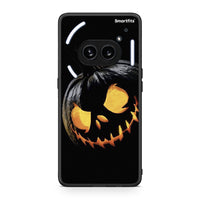 Thumbnail for Nothing Phone 2a Halloween Scary Pumpkin Θήκη από τη Smartfits με σχέδιο στο πίσω μέρος και μαύρο περίβλημα | Smartphone case with colorful back and black bezels by Smartfits