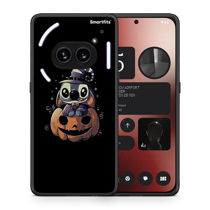 Θήκη Nothing Phone 2a Halloween Stitch από τη Smartfits με σχέδιο στο πίσω μέρος και μαύρο περίβλημα | Nothing Phone 2a Halloween Stitch case with colorful back and black bezels