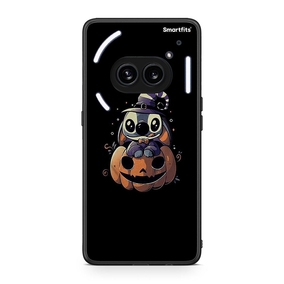 Nothing Phone 2a Halloween Stitch θήκη από τη Smartfits με σχέδιο στο πίσω μέρος και μαύρο περίβλημα | Smartphone case with colorful back and black bezels by Smartfits