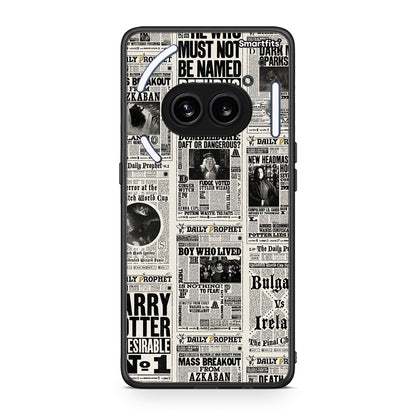 Nothing Phone 2a Harry Paper θήκη από τη Smartfits με σχέδιο στο πίσω μέρος και μαύρο περίβλημα | Smartphone case with colorful back and black bezels by Smartfits