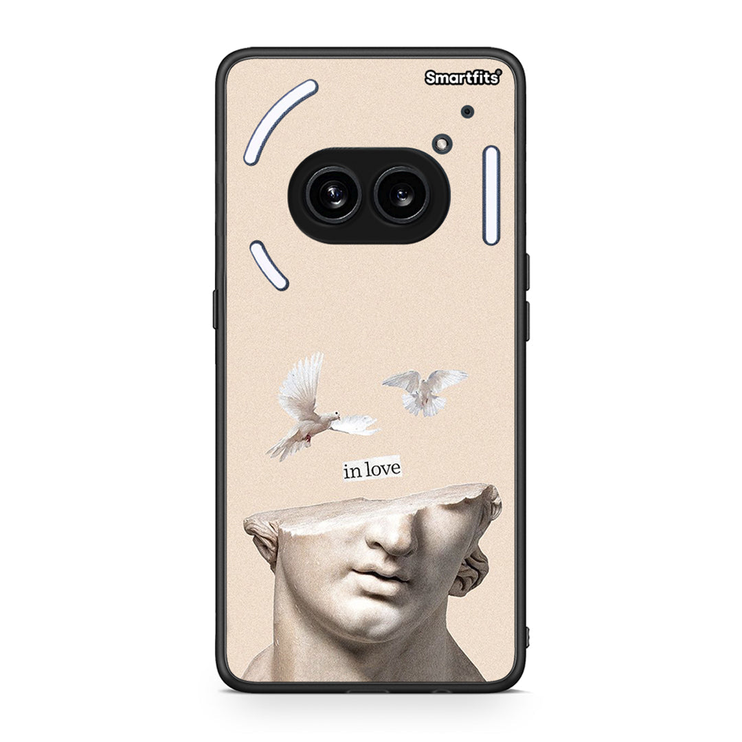 Nothing Phone 2a In Love θήκη από τη Smartfits με σχέδιο στο πίσω μέρος και μαύρο περίβλημα | Smartphone case with colorful back and black bezels by Smartfits