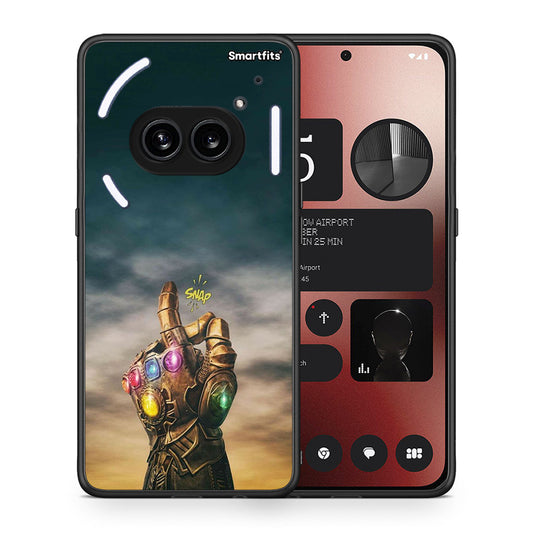 Θήκη Nothing Phone 2a Infinity Snap από τη Smartfits με σχέδιο στο πίσω μέρος και μαύρο περίβλημα | Nothing Phone 2a Infinity Snap case with colorful back and black bezels