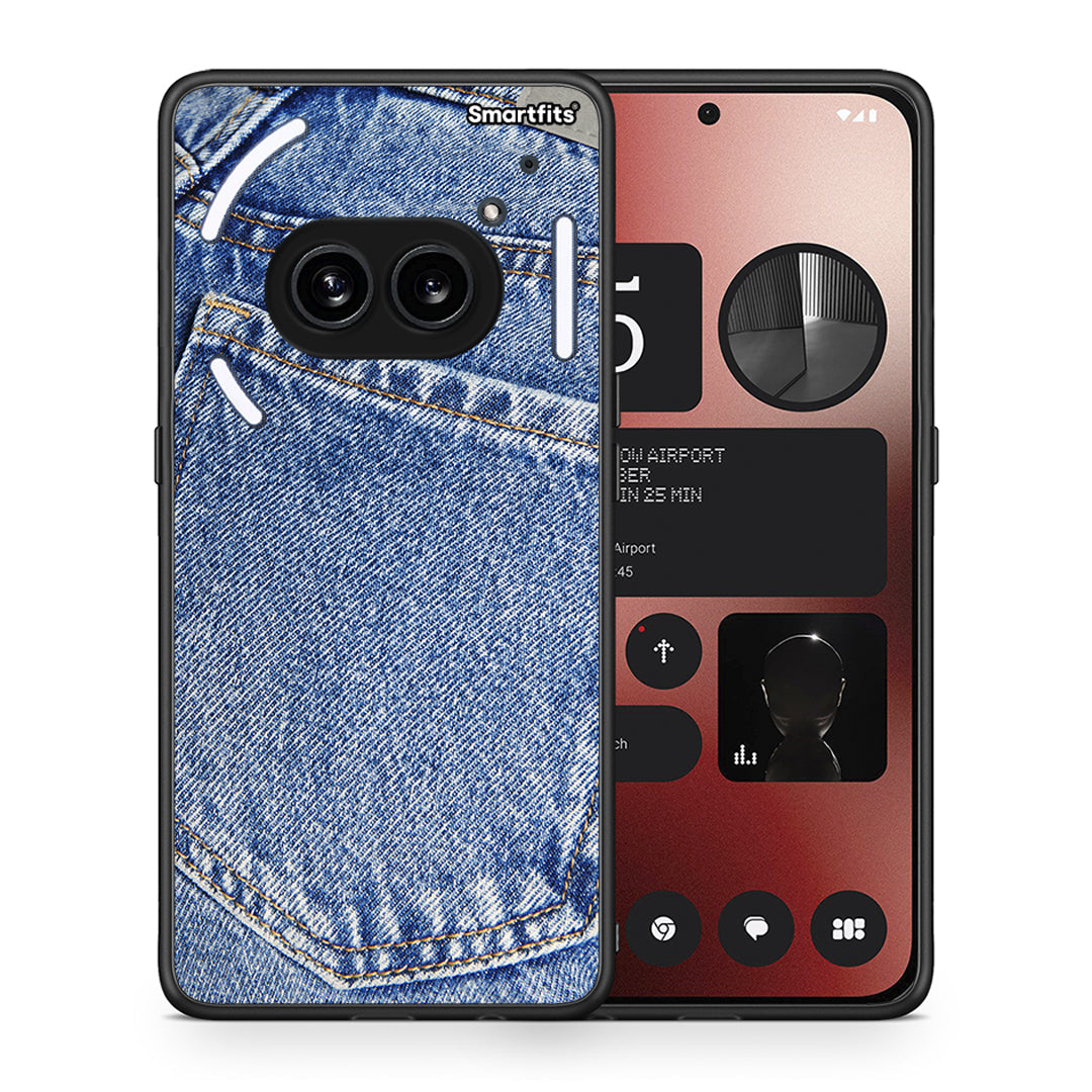 Θήκη Nothing Phone 2a Jeans Pocket από τη Smartfits με σχέδιο στο πίσω μέρος και μαύρο περίβλημα | Nothing Phone 2a Jeans Pocket case with colorful back and black bezels