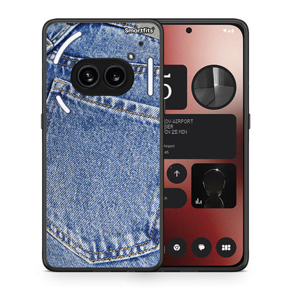 Θήκη Nothing Phone 2a Jeans Pocket από τη Smartfits με σχέδιο στο πίσω μέρος και μαύρο περίβλημα | Nothing Phone 2a Jeans Pocket case with colorful back and black bezels