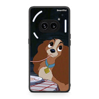 Thumbnail for Nothing Phone 2a Lady And Tramp 2 Θήκη Αγίου Βαλεντίνου από τη Smartfits με σχέδιο στο πίσω μέρος και μαύρο περίβλημα | Smartphone case with colorful back and black bezels by Smartfits