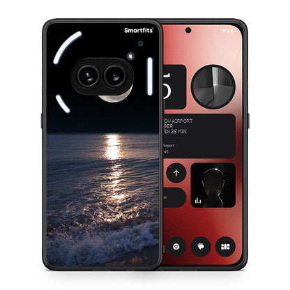 Θήκη Nothing Phone 2a Moon Landscape από τη Smartfits με σχέδιο στο πίσω μέρος και μαύρο περίβλημα | Nothing Phone 2a Moon Landscape case with colorful back and black bezels