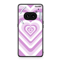 Thumbnail for Nothing Phone 2a Lilac Hearts θήκη από τη Smartfits με σχέδιο στο πίσω μέρος και μαύρο περίβλημα | Smartphone case with colorful back and black bezels by Smartfits