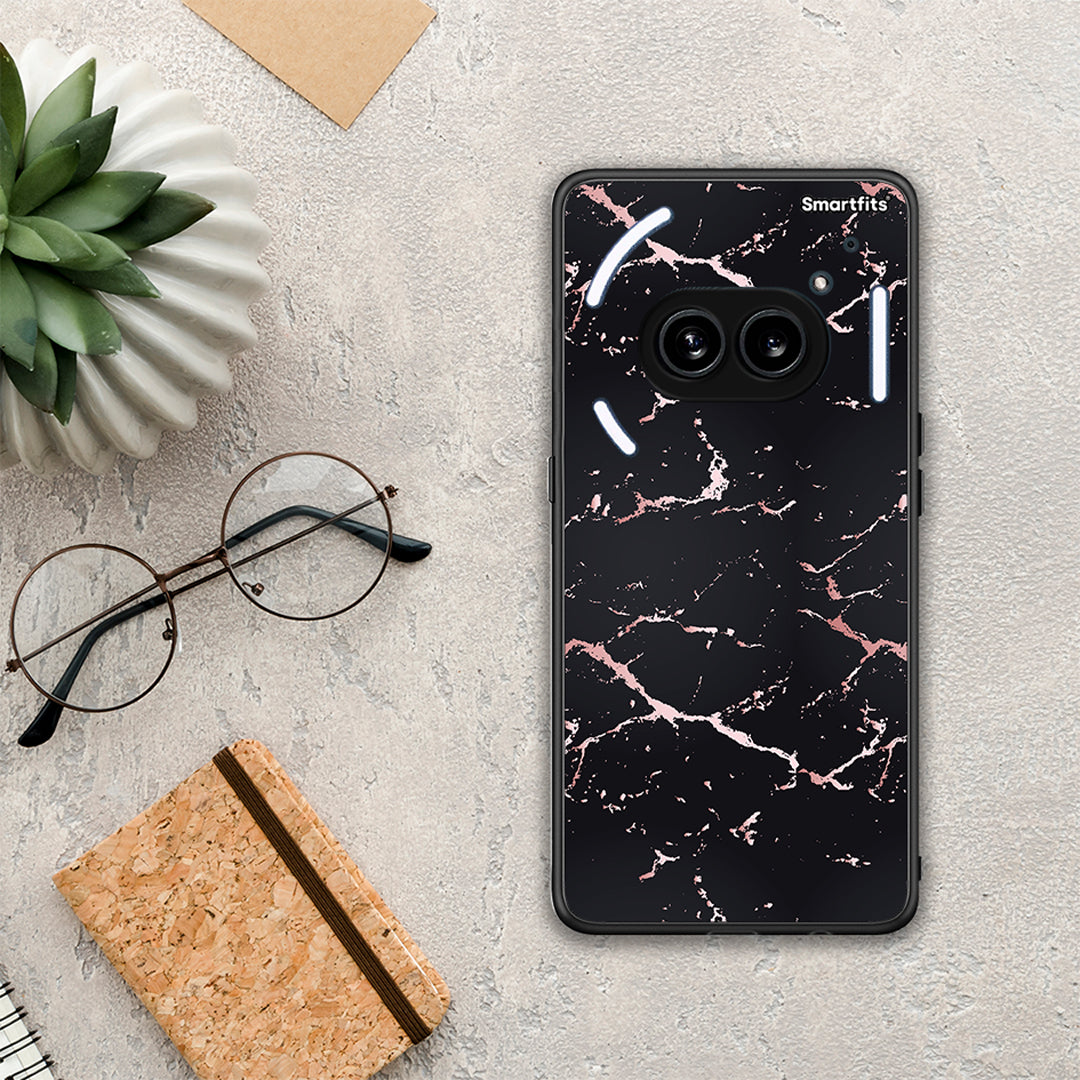 Marble Black Rosegold - Nothing Phone 2a θήκη