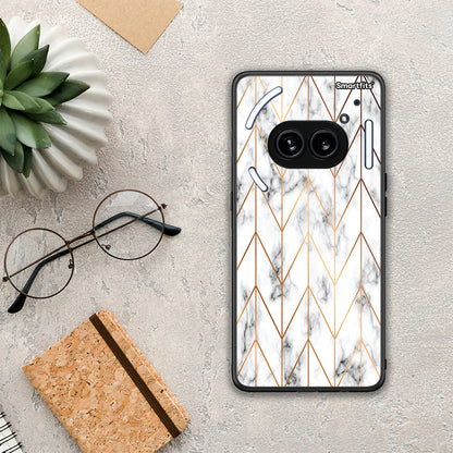Marble Gold Geometric - Nothing Phone 2a θήκη