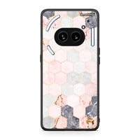 Thumbnail for 4 - Nothing Phone 2a Hexagon Pink Marble case, cover, bumper