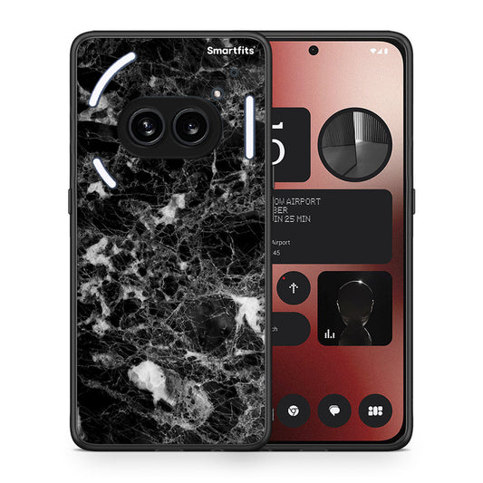 Θήκη Nothing Phone 2a Male Marble από τη Smartfits με σχέδιο στο πίσω μέρος και μαύρο περίβλημα | Nothing Phone 2a Male Marble case with colorful back and black bezels