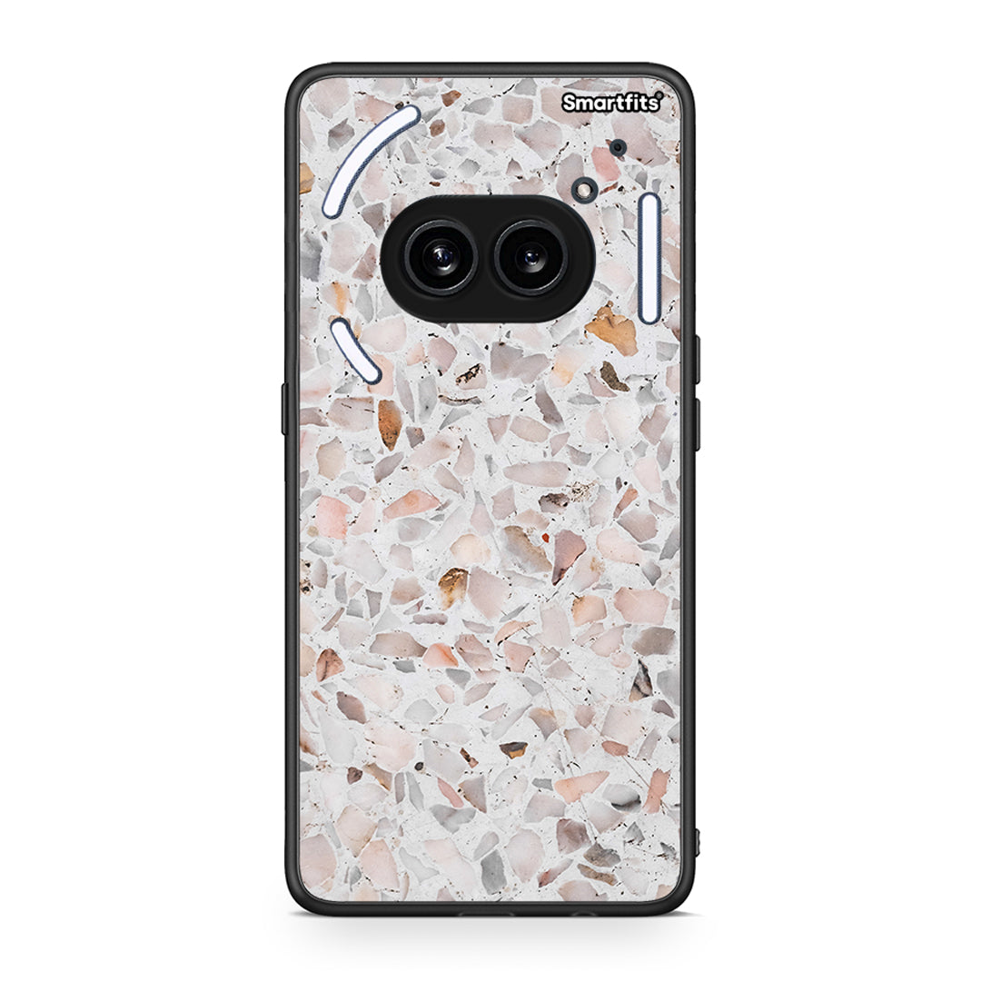 Nothing Phone 2a Marble Terrazzo θήκη από τη Smartfits με σχέδιο στο πίσω μέρος και μαύρο περίβλημα | Smartphone case with colorful back and black bezels by Smartfits