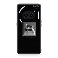 Thumbnail for Nothing Phone 2a Meme Cat θήκη από τη Smartfits με σχέδιο στο πίσω μέρος και μαύρο περίβλημα | Smartphone case with colorful back and black bezels by Smartfits