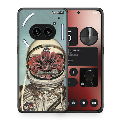 Θήκη Nothing Phone 2a Nasa Bloom από τη Smartfits με σχέδιο στο πίσω μέρος και μαύρο περίβλημα | Nothing Phone 2a Nasa Bloom case with colorful back and black bezels