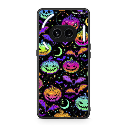 Nothing Phone 2a Neon Halloween θήκη από τη Smartfits με σχέδιο στο πίσω μέρος και μαύρο περίβλημα | Smartphone case with colorful back and black bezels by Smartfits