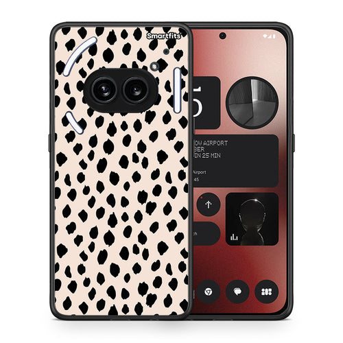 Θήκη Nothing Phone 2a New Polka Dots από τη Smartfits με σχέδιο στο πίσω μέρος και μαύρο περίβλημα | Nothing Phone 2a New Polka Dots case with colorful back and black bezels