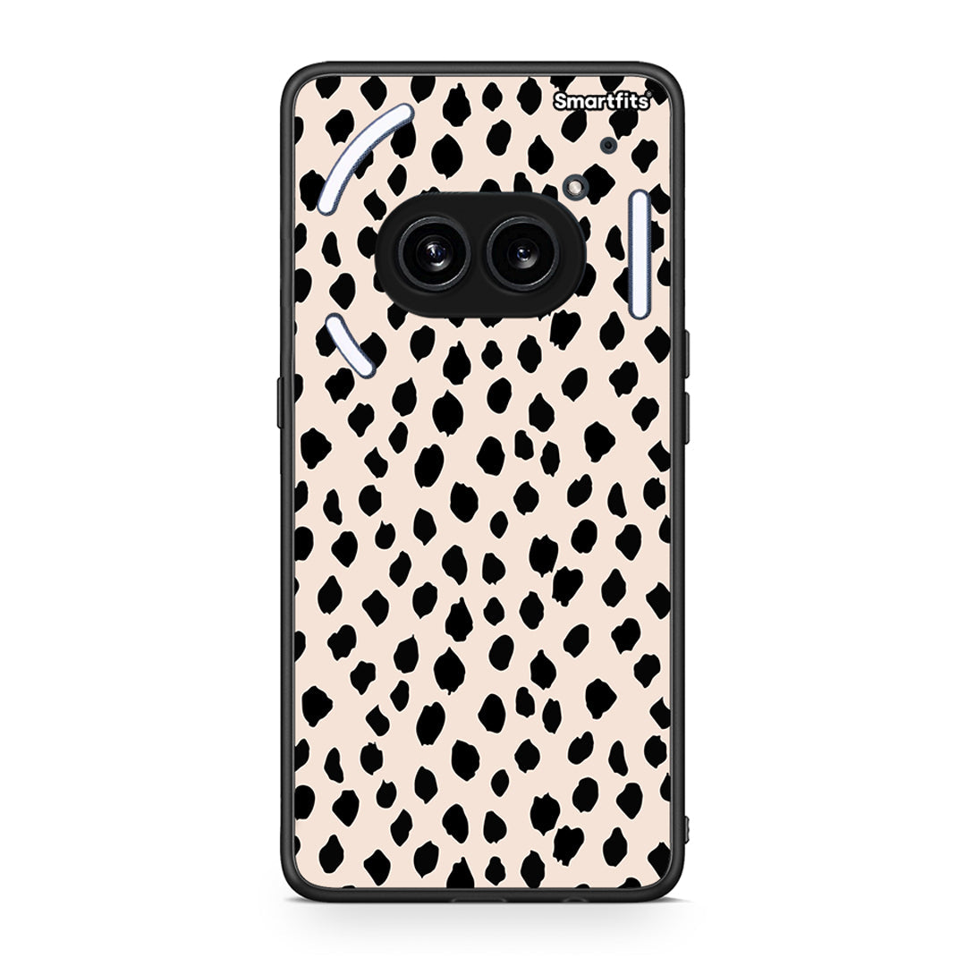 Nothing Phone 2a New Polka Dots θήκη από τη Smartfits με σχέδιο στο πίσω μέρος και μαύρο περίβλημα | Smartphone case with colorful back and black bezels by Smartfits