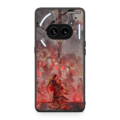 Nothing Phone 2a Nezuko Kamado θήκη από τη Smartfits με σχέδιο στο πίσω μέρος και μαύρο περίβλημα | Smartphone case with colorful back and black bezels by Smartfits