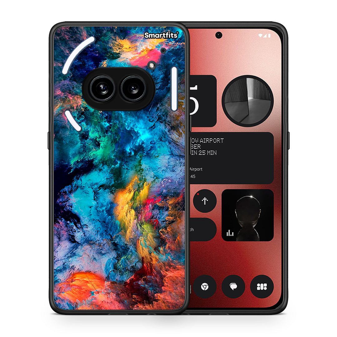 Θήκη Nothing Phone 2a Crayola Paint από τη Smartfits με σχέδιο στο πίσω μέρος και μαύρο περίβλημα | Nothing Phone 2a Crayola Paint case with colorful back and black bezels