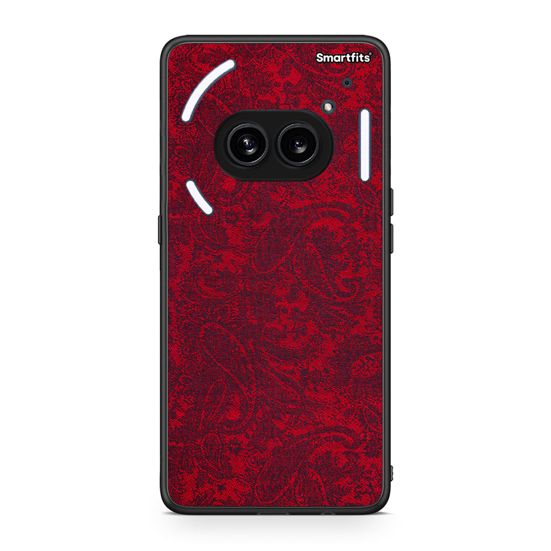 Nothing Phone 2a Paisley Cashmere θήκη από τη Smartfits με σχέδιο στο πίσω μέρος και μαύρο περίβλημα | Smartphone case with colorful back and black bezels by Smartfits