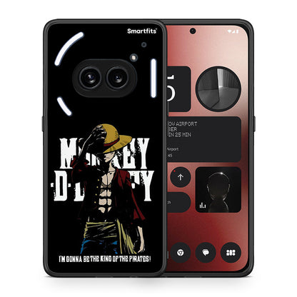 Θήκη Nothing Phone 2a Pirate King από τη Smartfits με σχέδιο στο πίσω μέρος και μαύρο περίβλημα | Nothing Phone 2a Pirate King case with colorful back and black bezels