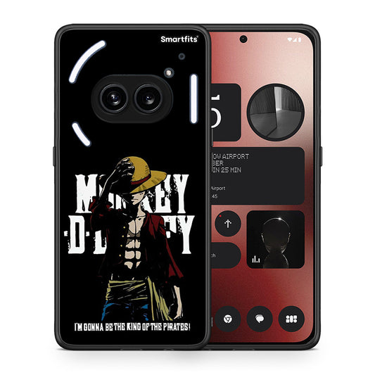Θήκη Nothing Phone 2a Pirate King από τη Smartfits με σχέδιο στο πίσω μέρος και μαύρο περίβλημα | Nothing Phone 2a Pirate King case with colorful back and black bezels