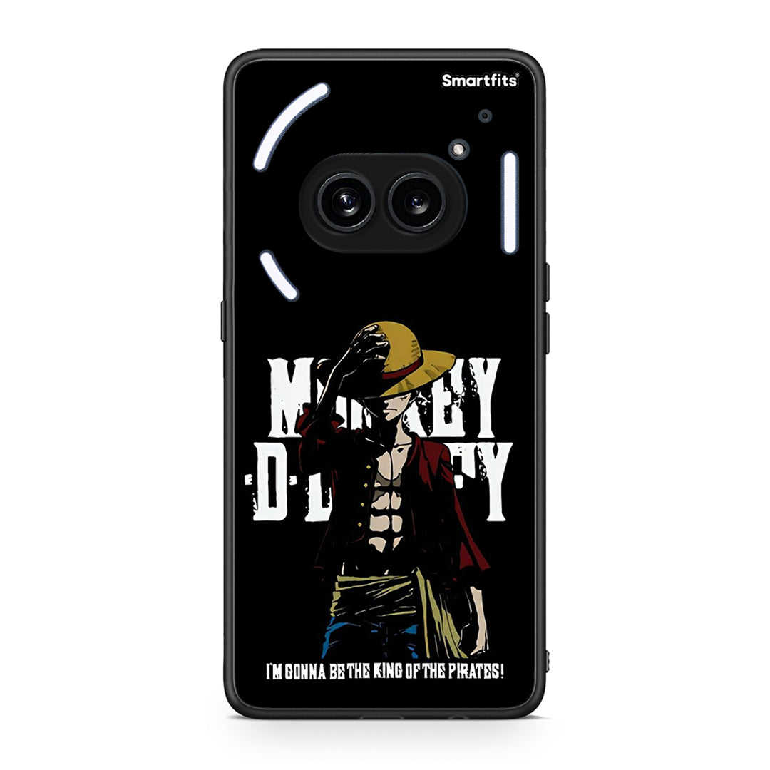 Nothing Phone 2a Pirate King θήκη από τη Smartfits με σχέδιο στο πίσω μέρος και μαύρο περίβλημα | Smartphone case with colorful back and black bezels by Smartfits