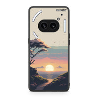 Thumbnail for Nothing Phone 2a Pixel Sunset Θήκη από τη Smartfits με σχέδιο στο πίσω μέρος και μαύρο περίβλημα | Smartphone case with colorful back and black bezels by Smartfits