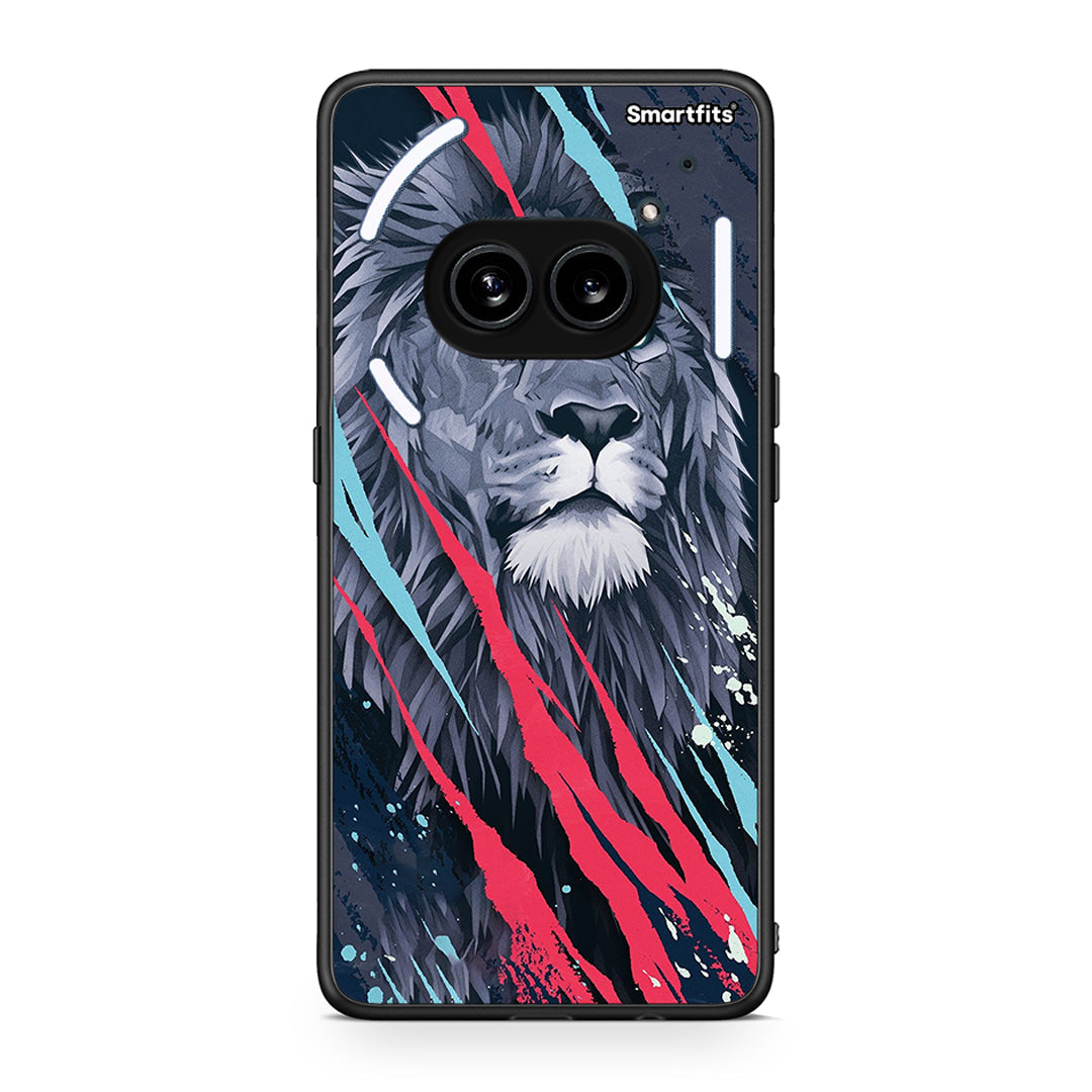 4 - Nothing Phone 2a Lion Designer PopArt case, cover, bumper