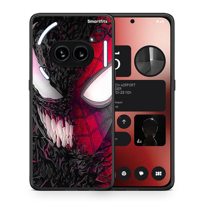 Θήκη Nothing Phone 2a SpiderVenom PopArt από τη Smartfits με σχέδιο στο πίσω μέρος και μαύρο περίβλημα | Nothing Phone 2a SpiderVenom PopArt case with colorful back and black bezels