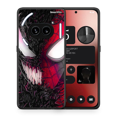 Θήκη Nothing Phone 2a SpiderVenom PopArt από τη Smartfits με σχέδιο στο πίσω μέρος και μαύρο περίβλημα | Nothing Phone 2a SpiderVenom PopArt case with colorful back and black bezels