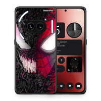 Thumbnail for Θήκη Nothing Phone 2a SpiderVenom PopArt από τη Smartfits με σχέδιο στο πίσω μέρος και μαύρο περίβλημα | Nothing Phone 2a SpiderVenom PopArt case with colorful back and black bezels