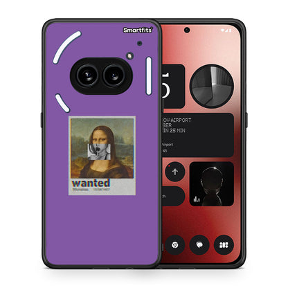 Θήκη Nothing Phone 2a Monalisa Popart από τη Smartfits με σχέδιο στο πίσω μέρος και μαύρο περίβλημα | Nothing Phone 2a Monalisa Popart case with colorful back and black bezels