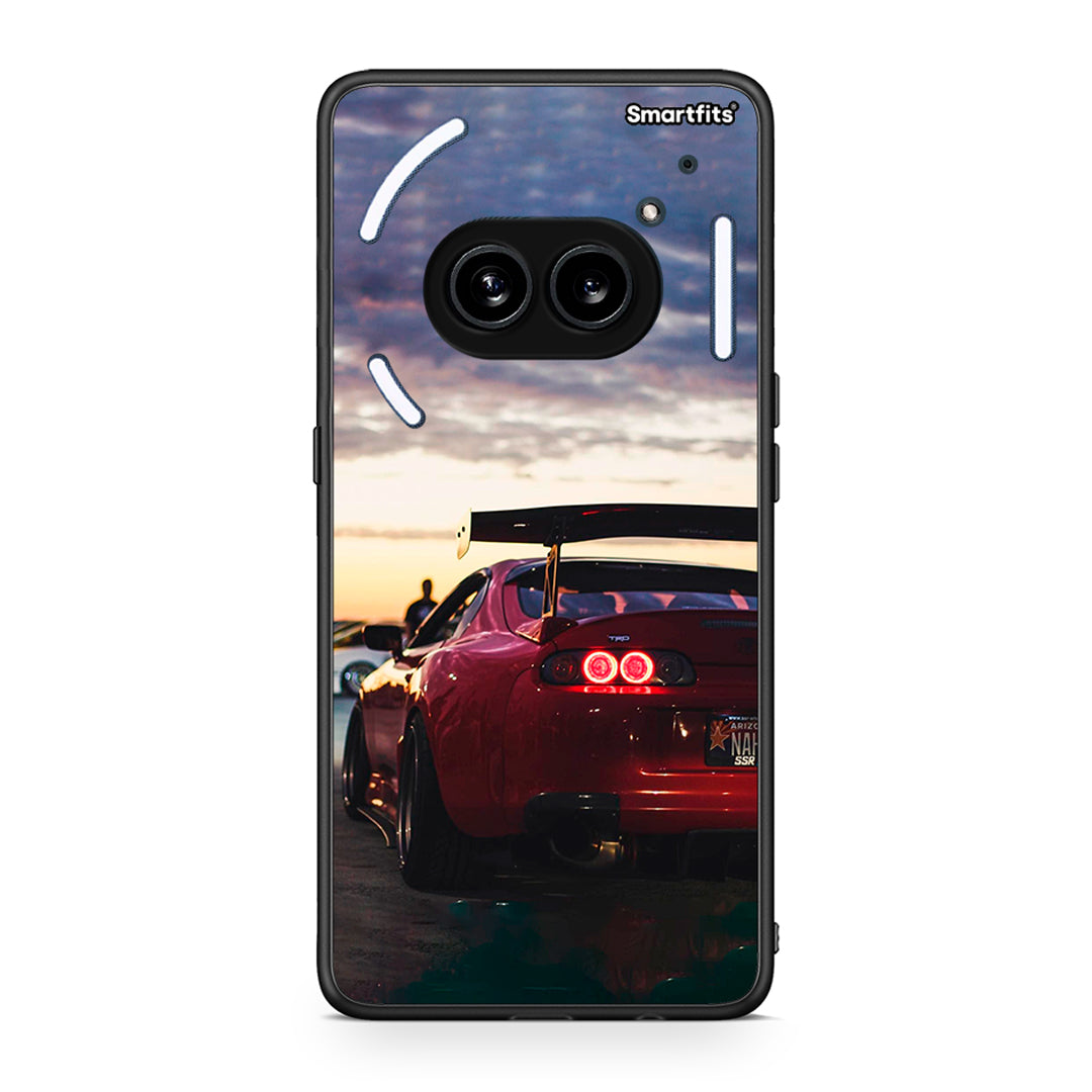 Nothing Phone 2a Racing Supra θήκη από τη Smartfits με σχέδιο στο πίσω μέρος και μαύρο περίβλημα | Smartphone case with colorful back and black bezels by Smartfits
