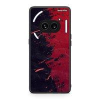 Thumbnail for Nothing Phone 2a Red Paint Θήκη Αγίου Βαλεντίνου από τη Smartfits με σχέδιο στο πίσω μέρος και μαύρο περίβλημα | Smartphone case with colorful back and black bezels by Smartfits